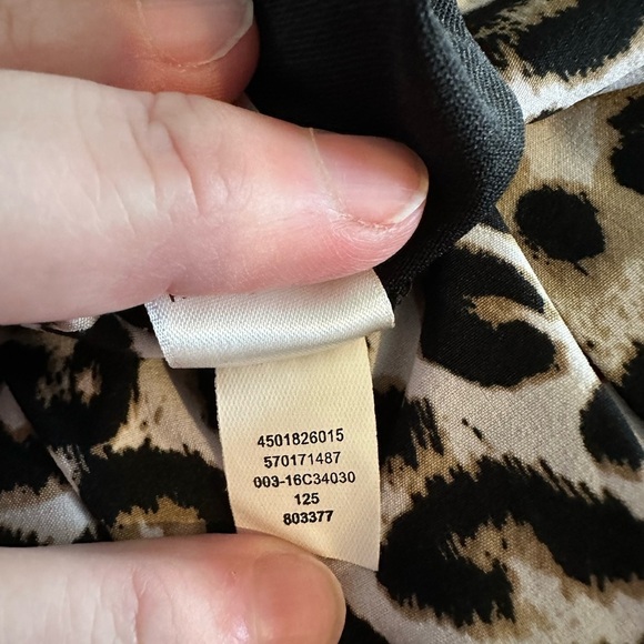Zenergy Golf by Chicos Leopard Print Gold Skort sz 16/ XL - Picture 9 of 15